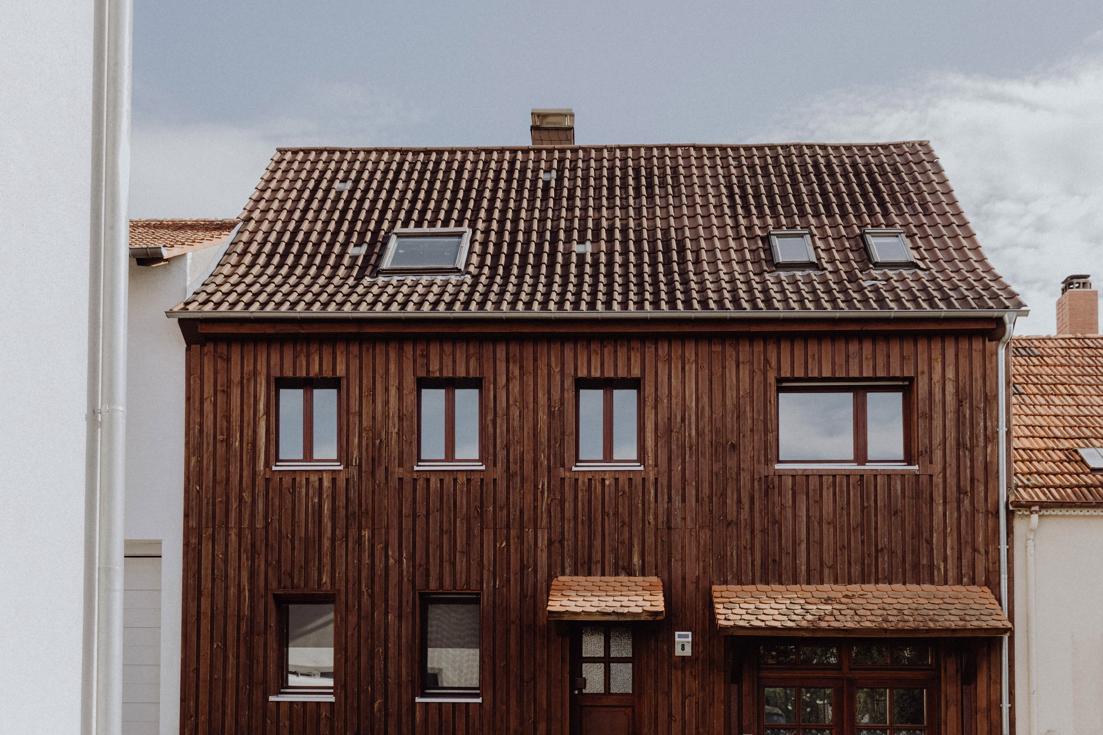 Building complex with courtyard