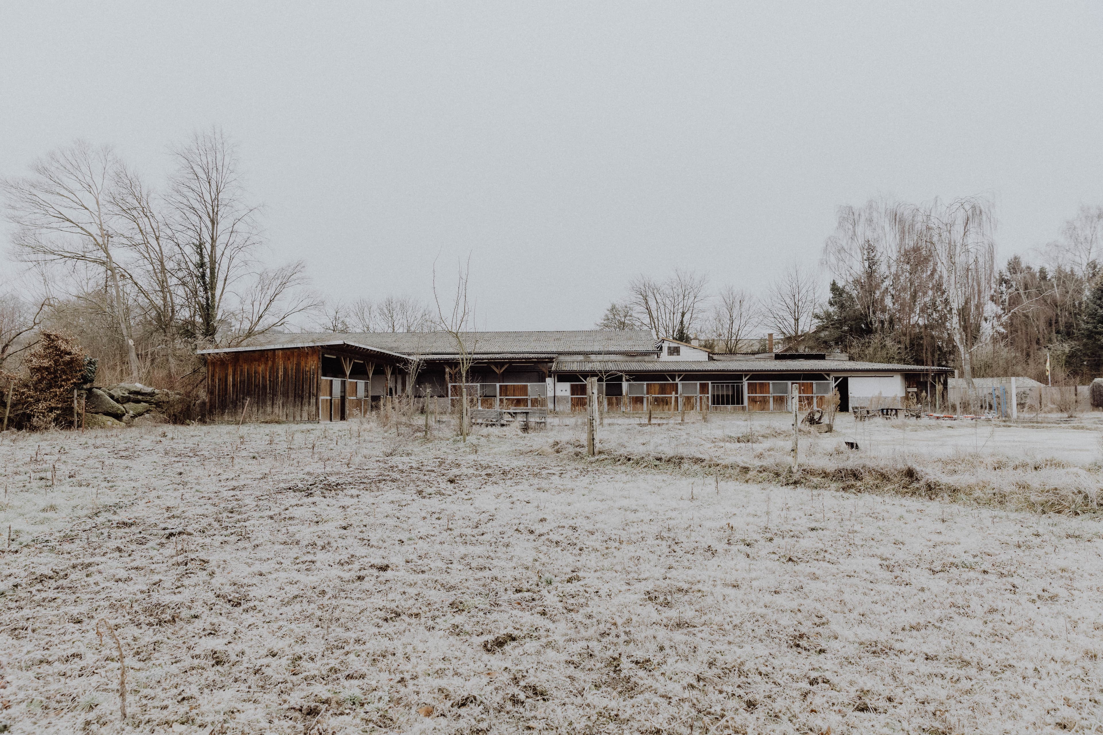 Disused horse farm